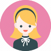 Illustration of a person with a pink background