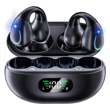 Air Conduction Ear Clip Sports Wireless Earbuds IPX7 Waterproof Earphones with ENC Intelligent Noise Reduction