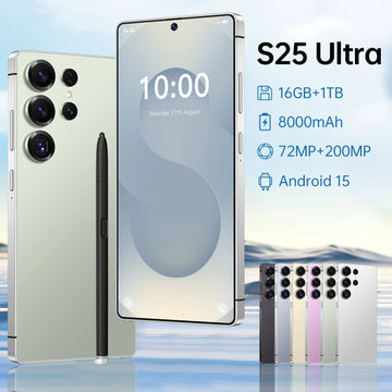 S25 Ultra 1TB Storage 5G Dual SIM Android 15.0 Plus Smartphone Deca Core CPU 108MP Rear Camera HD Screen Resolution CDMA LTE