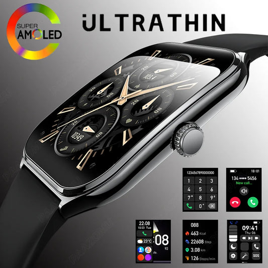 New Ultra Thin Smart Watch men 1.96