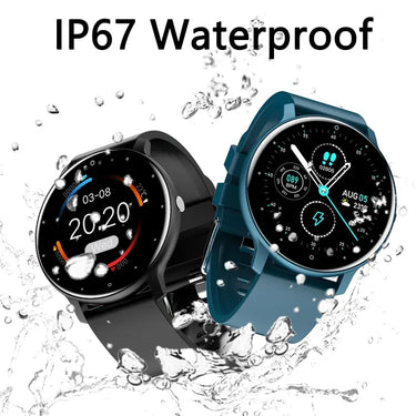 2024 New Smart Watch Women Men Full Touch Screen Bluetooth 5.2 Call Waterproof Watches Sports Fitness Tracker Factory IP67 ZL02