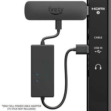 Power Cable Adapter for AMZ Fire TV Stick, Power Fire TV Stick Directly From TV USB Port (Eliminates The Need For AC Adapter)