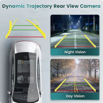 Dynamic Trajectory AHD Trunk Handle Camera For Ford Focus MK2 MK3 Mondeo Ranger Explorer C-Max Kuga Fiesta Fusion Backup Cam