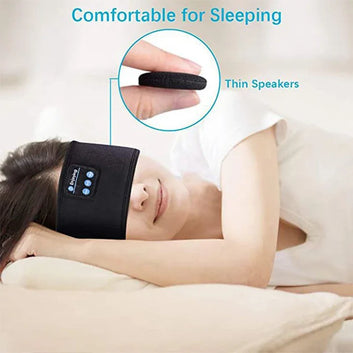 Bluetooth Earphones Sports Sleeping Headband Elastic Wireless Headphones Music Eye Mask