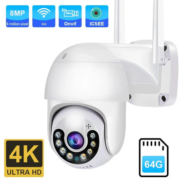 New Monitor Video Surveillance Outdoor 8mp 4k Ip Surveillance Camera 5mp Cameras Security External Wifi IP Camera for home CCTV