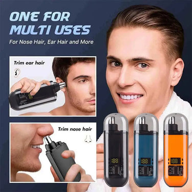 Xiaomi Electric Nose Hair Trimmer Mini Rechargeable Waterproof Ear Eyebrow Beard Powerful Scissor for Men Women Painless Razor