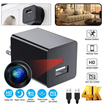 1080P HD Mini Wifi Camera Invisible Espia Cam Night Vision Micro Camcorder 150° Wide Angle IP Webcam Remote Monitoring Magnetic