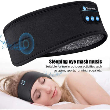 Bluetooth Earphones Sports Sleeping Headband Elastic Wireless Headphones Music Eye Mask
