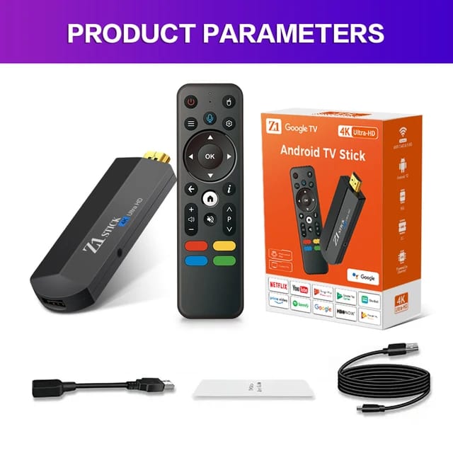 Android 11 Google TV Stick 4K, HDMI, 2.4/5g WIFI, Voice Remote, USB Port  - Stream Live TV, Sports, Movies Supports  Stalker, Xtream  Code, Minstra, M3U Playlist