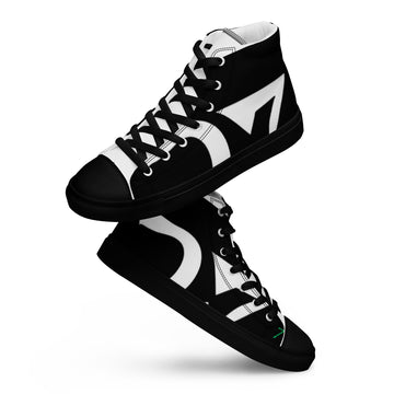 Men’s high top canvas shoes