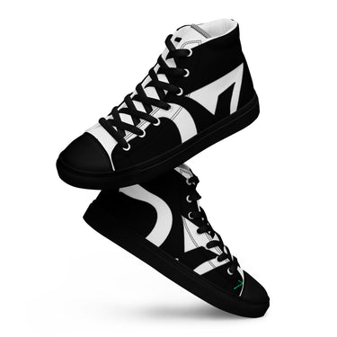 Men’s high top canvas shoes