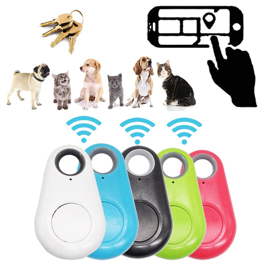 Anti-Lost Mini Pet Smart Tracker Bluetooth 4.0 GPS Alarm Locator Keychain for Pet Dog Cat Child ITag Tracker Key Finder Collar