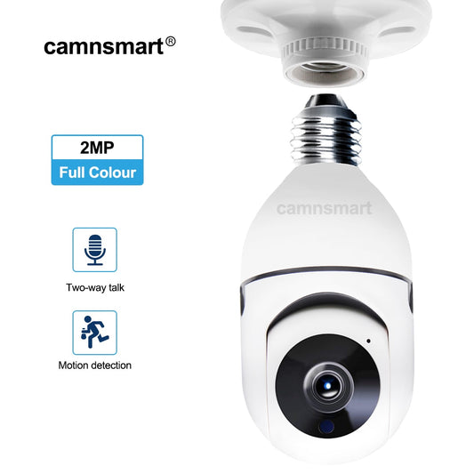 1080P HD  Bulb  Type Camera Video Surveillance WIFI 360 Security Protection - Indoor/outdoor