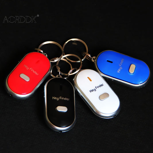 Wireless Whistle Key Finder Keychain For Women Men Anti-lost Device Keyrings Electronic Anti-theft Key Search Elder Sos Tracker