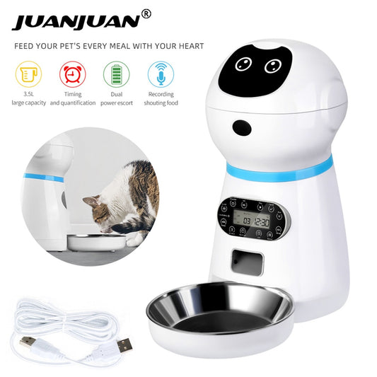 Automatic Pet Feeder Timing Feeder 24h Timer 6 Grids For Dog Cat Rabbit Puppy Totoro Small Animals Pet Supplies 40% Off