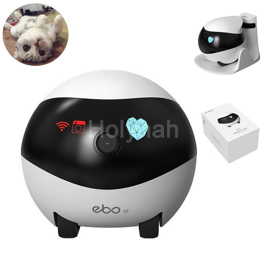 Enabot AIR SE Ebo Catpal Smart Robot Al 1080P Pet Dog Cat Voice Video Record Intelligent Family Robot Toy for Companion