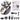 5 In 1 4D Men&#39;s Rechargeable Bald Head Electric Shaver 5 Floating Heads Beard Nose Ear Hair Trimmer Razor Clipper Facial Brush